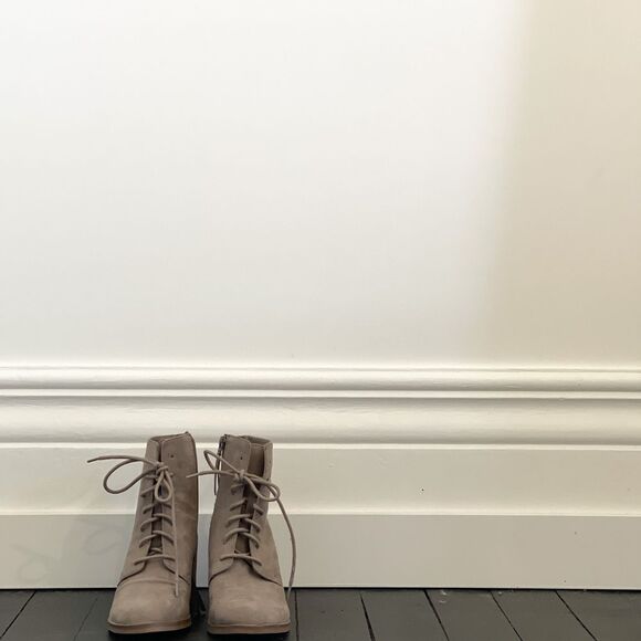 Faux Suede High Heel Boot - Picture 1 of 4